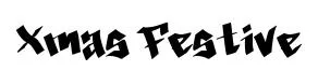 Xmas Festive font preview