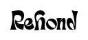 Rehond font preview