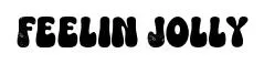 Feelin Jolly font preview