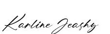 Karline Jeashy font preview