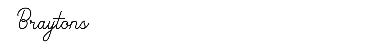 Braytons original font preview