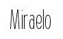 Miraelo font preview