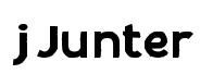 j Junter font preview