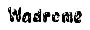 Wadrome font preview