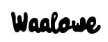 Waalowe font preview
