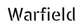 Warfield original font preview