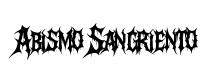 Abismo Sangriento font preview