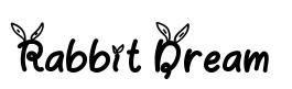 Rabbit Dream font preview