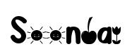 Soonday font preview