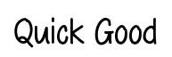 Quick Good original font preview
