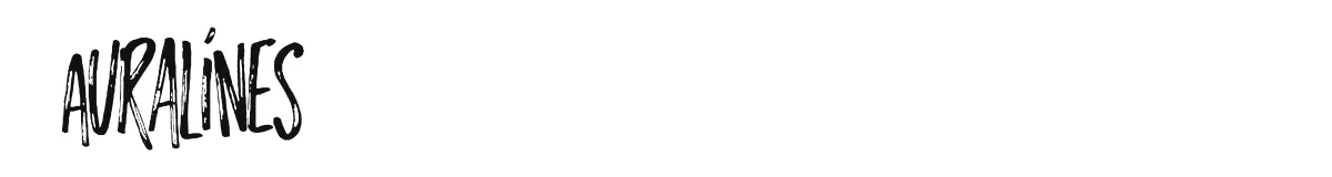 Auralines font preview