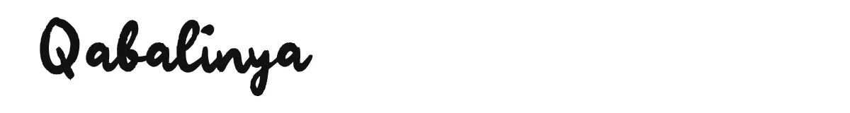 Qabalinya original font preview