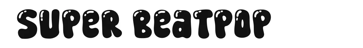 Super Beatpop font preview