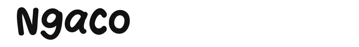 Ngaco font preview
