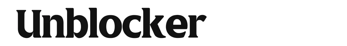 Unblocker original font preview