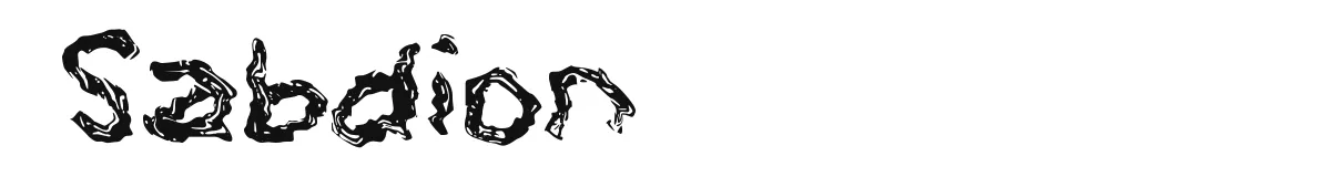 Sabdion original font preview