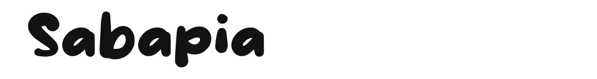 Sabapia original font preview