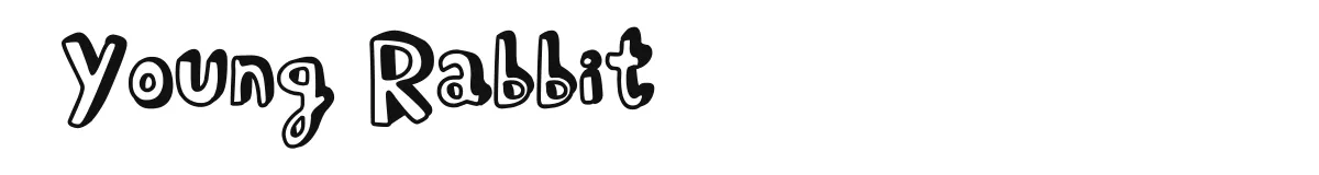 Young Rabbit font preview