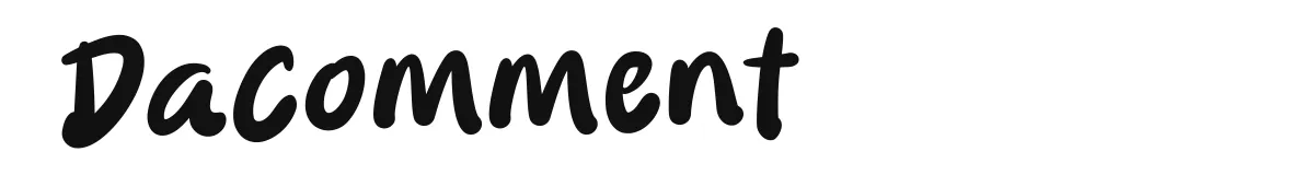 Dacomment font preview
