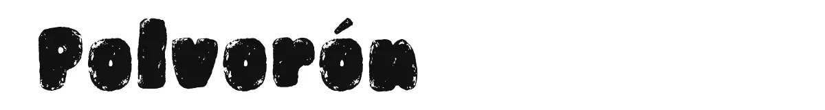 Polvor&oacute;n font preview