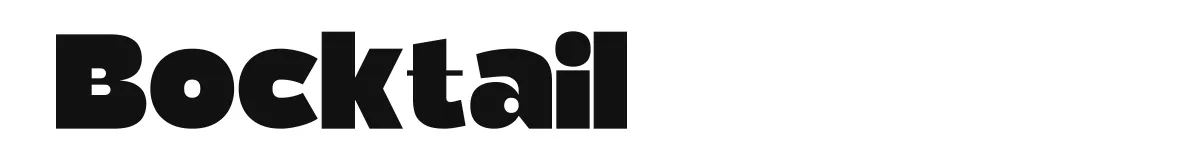 Bocktail original font preview