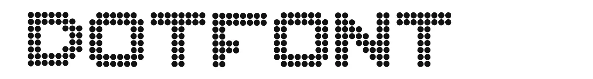 Dotfont font preview