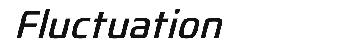 Fluctuation font preview