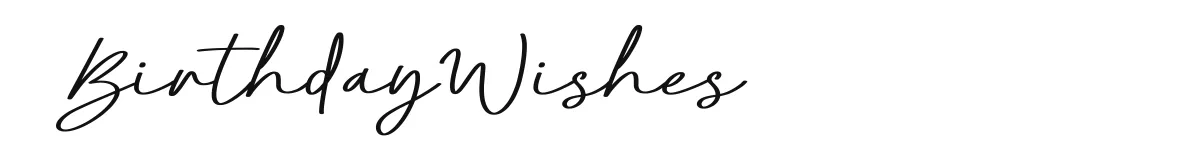 Birthday Wishes original font preview