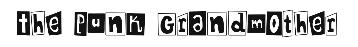 The Punk Grandmother original font preview