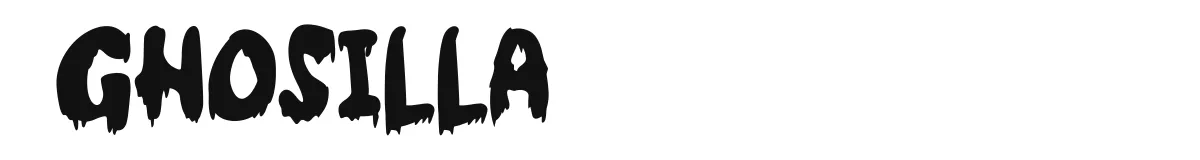 Ghosilla original font preview