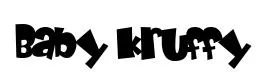 Baby Kruffy original font preview