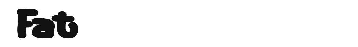 Fat original font preview