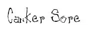 Canker Sore original font preview