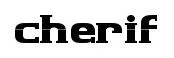 cherif original font preview