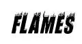 Flames original font preview