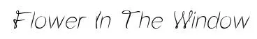 Flower In The Window Italic preview