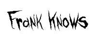 Frank Knows original font preview