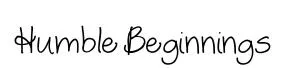 Humble Beginnings original font preview