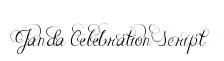 Janda Celebration Script original font preview