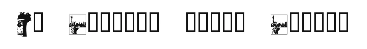 KR America Under Attack original font preview