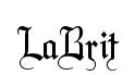 LaBrit original font preview