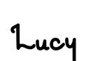 Lucy original font preview
