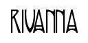 Rivanna original font preview