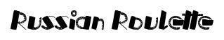 Russian Roulette original font preview