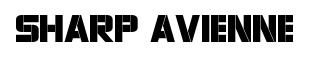 Sharp Avienne original font preview