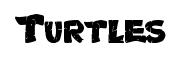 Turtles original font preview