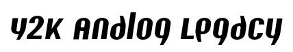 Y2K Analog Legacy Italic preview