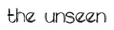 the unseen original font preview