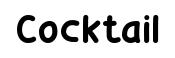 Cocktail original font preview