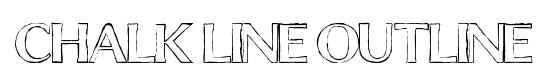 Chalk Line Outline Chalkline Outline preview